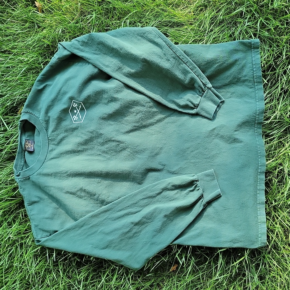Men's Dark Sleeve Long Sleeve Shirt